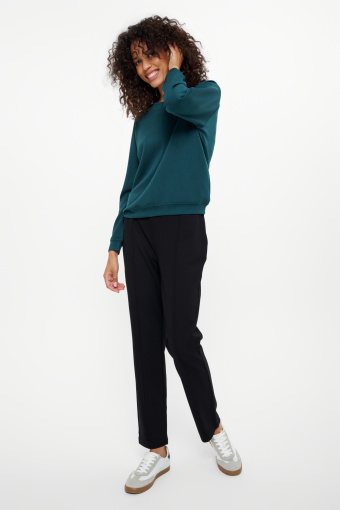 Basicowa bluza w ciemnej zieleni