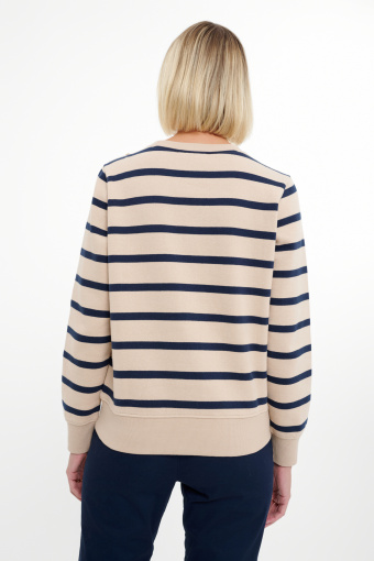 Bluza w paski z ozdobnymi guzikami 