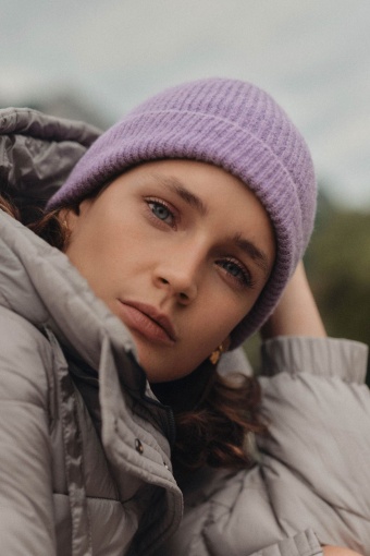 Czapka beanie podwijana Czapka beanie podwijana