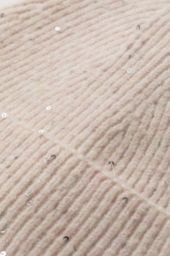 Czapka beanie z cekinami