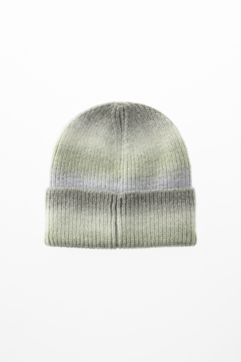 Szara czapka z efektem tie dye Szara czapka z efektem tie dye