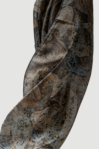 Kolorowa zdobiona apaszka 