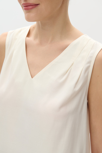 Elegancka bluzka w kolorze kremowym 