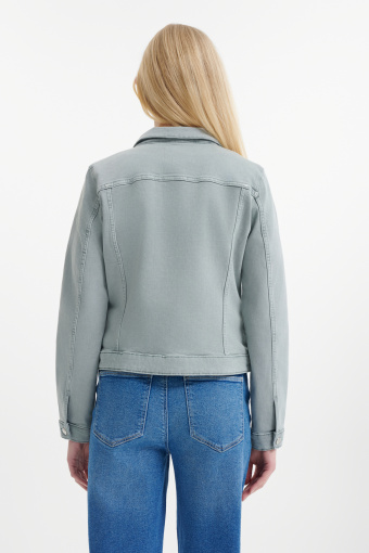 Zielona kurtka jeansowa  Zielona kurtka jeansowa
