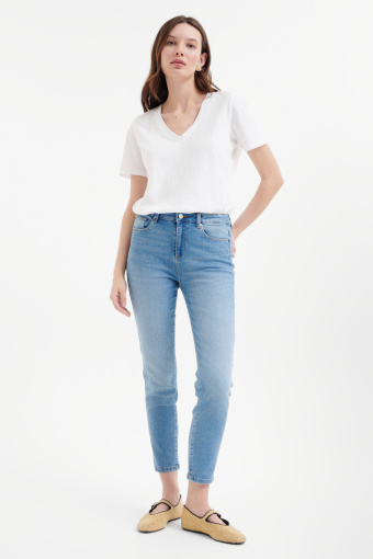 Spodnie jeansowe typu slim fit 