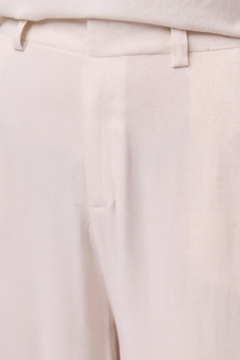 Luźne spodnie z nadrukiem w palmy