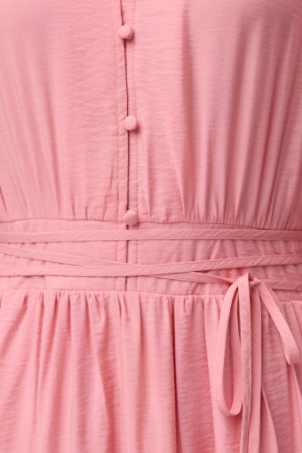 Romantyczna sukienka maxi z bufiastymi rękawami  Romantyczna sukienka maxi z bufiastymi rękawami