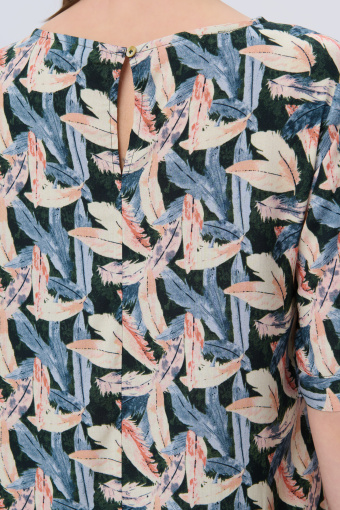 Prosta printowana sukienka