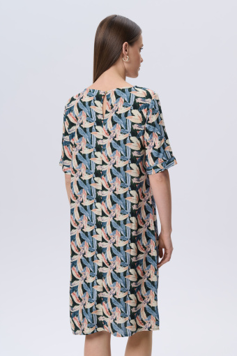 Prosta printowana sukienka