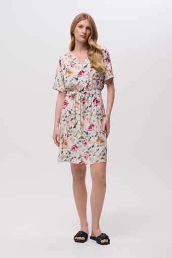 Subtelna sukienka z kwiatowym printem