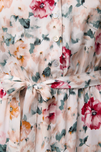 Subtelna sukienka z kwiatowym printem