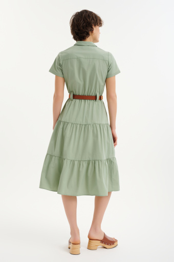 Zielona sukienka w stylu casual