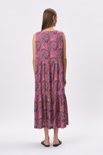 Sukienka midi z wzorem paisley  Sukienka midi z wzorem paisley