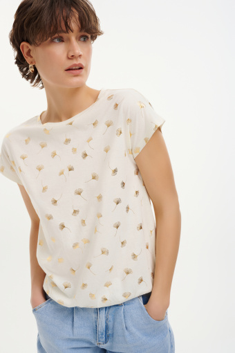 Top z subtelnym nadrukiem Top z subtelnym nadrukiem