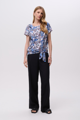 Casualowy top z egzotycznym printem