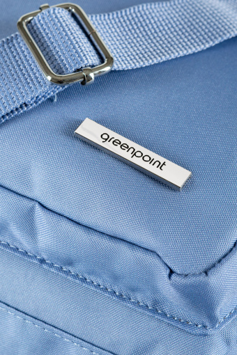 Niebieska torebka tkaninowa na ramię  Niebieska torebka tkaninowa na ramię