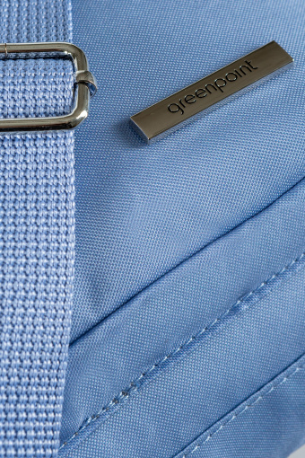 Niebieska torebka tkaninowa na ramię  Niebieska torebka tkaninowa na ramię