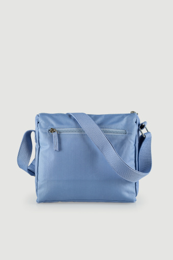Niebieska torebka tkaninowa na ramię  Niebieska torebka tkaninowa na ramię