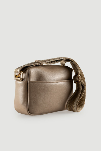 Beżowa torebką na ramię 