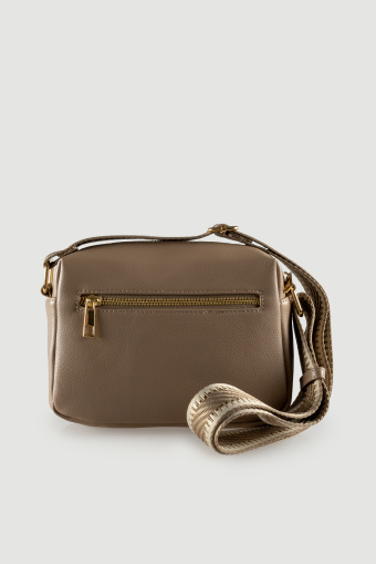 Beżowa torebką na ramię 