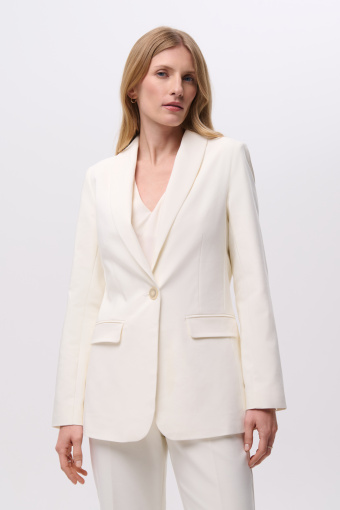 Marynarka garniturowa w białym kolorze 