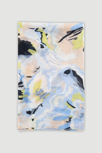 Pastelowa apaszka w kwiaty