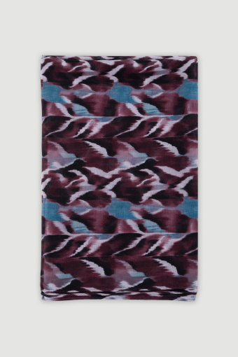 Czarna apaszka z kolorowym nadrukiem