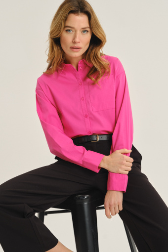 Klasyczna koszula w różowym kolorze