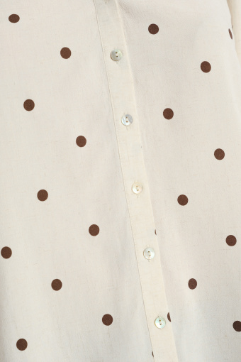 Lekka bluzka z ozdobna riuszką