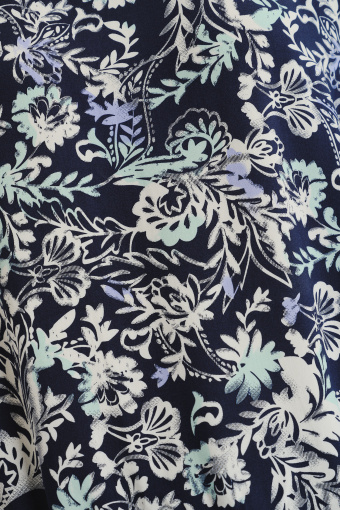 Wiskozowa bluzka z nadrukiem w kwiaty