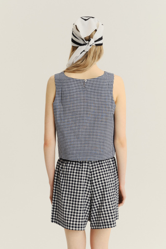 Bluzka w kratę vichy 