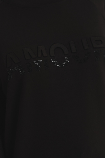 Czarna bluza GLOW z domieszką wiskozy