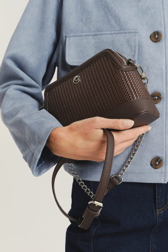 Krótka niebieska kurtka na guziki