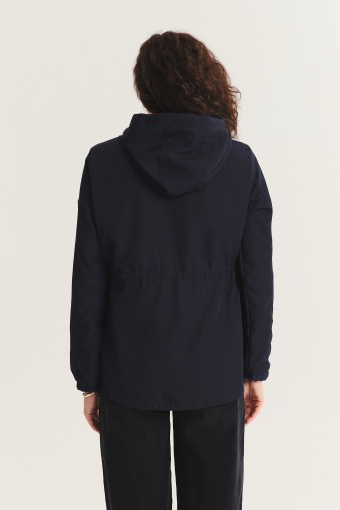 Krótka parka w granatowym kolorze