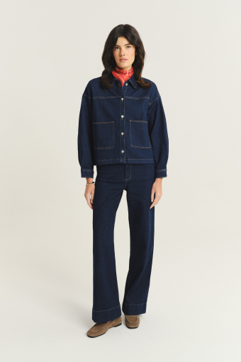 Kurtka jeansowa ciemny granat