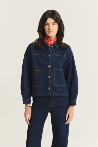 Kurtka jeansowa ciemny granat