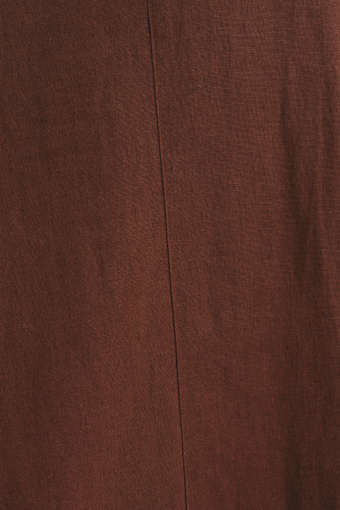 Brązowa lekko rozkloszowana spódnica midi