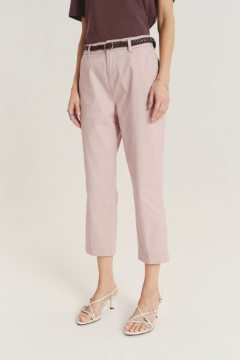 Jasnoróżowe spodnie 7/8 