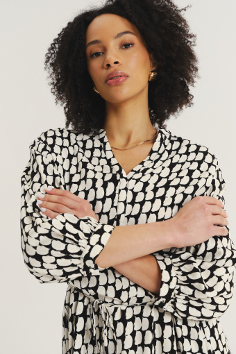 Printowana sukienka z wiskozy