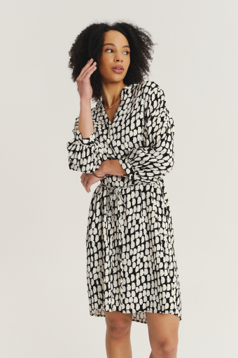 Printowana sukienka z wiskozy