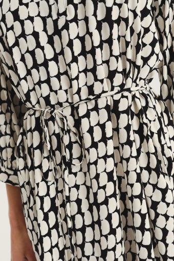 Printowana sukienka z wiskozy