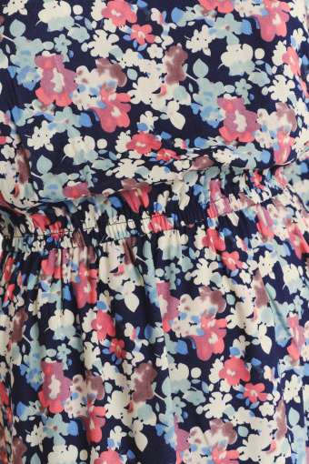 Wiskozowa sukienka w kwiaty