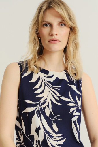 Wiskozowa sukienka z kwiatowym printem