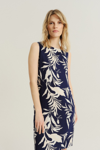 Wiskozowa sukienka z kwiatowym printem