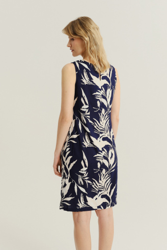 Wiskozowa sukienka z kwiatowym printem