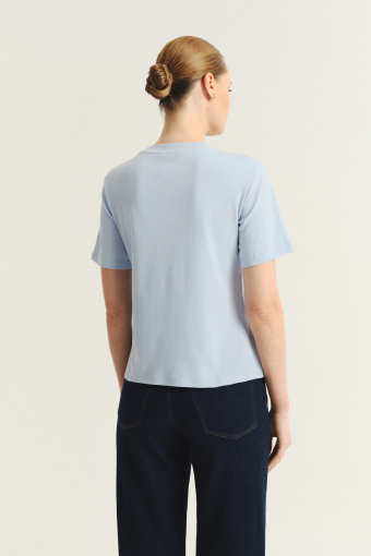 Uniwersalny t-shirt w kolorze baby blue