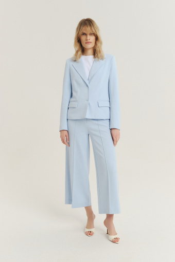 Klasyczny żakiet w kolorze baby blue