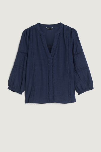 Komfortowa bluzka z przewiewnej wiskozy