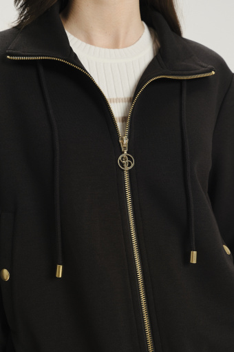 Czarna bluza z zamkiem Czarna bluza z zamkiem