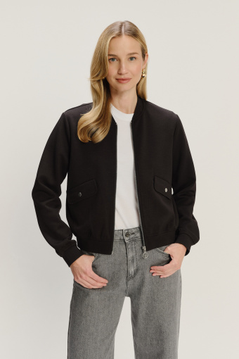 Casualowa bluza w kolorze czarnym 